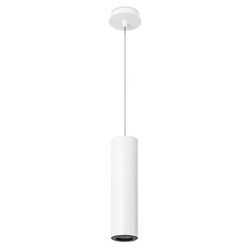 LEDS-C4 Lighting Rør 1 Lys slankt loft vedhæng Hvid, Sort 6.8cm, GU10
