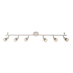 Endon Collection Lighting Amalfi justerbar 6 lys spotlight blank hvid, GU10