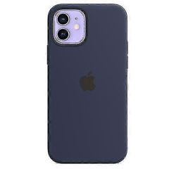 Silikonipuhelinkotelo Magsafella IPhone 12: lle ja 12 Prolle Deep Navy