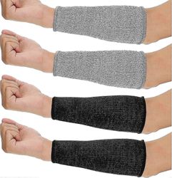 4 paria käsivarsisuojaimia ohuelle iholle ja mustelmille Leikkaa ja pala lämpöä kestävät käsivarsisuojat suojaavat kyynärvarren hihat naisille Mieh...