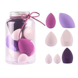 Makeup Blender Svamp Sæt 7-pack Soft Beauty Foundation Blend