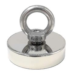 2025 Erittäin vahva neodyymimagneetti 120 kg - Vahvat magneetit - ihanteellinen magneettikalastukseen - 60 mm neodyymisilmukalla