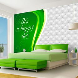 IlyDecor Carta parati con scritte - Det er en glad dag. . . 200x140