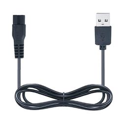 Pet elektrisk barbermaskine USB-ladekabel strømkabel til C6 / c7 hårtrimmeropladning Hfmqv One Size