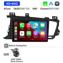 Bicaco 9" Qled Android 13 trådløs Carplay Bilradio Kia Optima 3 K5 Tf T 2010 - 2015 Lhd multimedieafspiller GPS-navigation automatisk stereo 4G-64G...