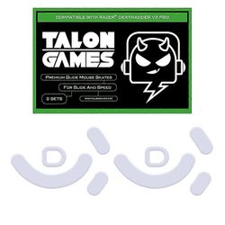 2sets Mouse Rullaluistimet Razer Deathadder V3 Pro Hiiren jalat Tyynyt korvaavat liukumäet