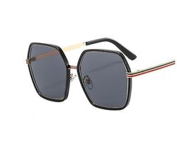 Langytx Kvinders solbriller New Fashion Punk Solbriller Briller Briller Rød Grøn Gradvist Polygonal Retro Cross-border Ins Mænds solbriller GG1 Normal