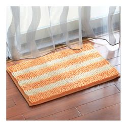 Ruili Chenille Fod Skridsikker måtte orange 40*60cm