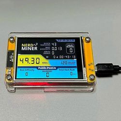 Nerdminer V3 2,8 tuuman BTC Solo Lottery Nerd Miner Crypto Bitcoin Miner Solo Mining Machine