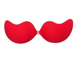 Liukumattomat rintaliivit, jotka keräävät rintatarroja Silikoni näkymätön rintatarra Punainen B