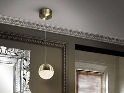 Schuller Lighting Kugle integreret LED Globe Loft Pendel messing