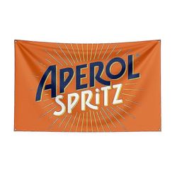 3x5 Aperols lippu polyesteripainettu alkoholibanneri sisustukseen B 60 x 90cm