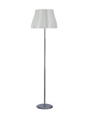 Inspired Lighting Miss Gulvlampe 3 Lys E27, Blank Hvid, Poleret Krom