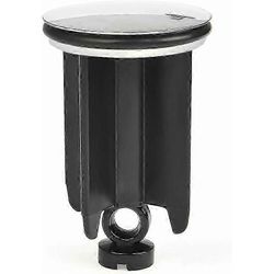 Bonde de Lavabo 40mm Hauteur Rglable pour Salle de Bain, Bouchon d'vier Universel en Alliage d'Aluminium - Noir