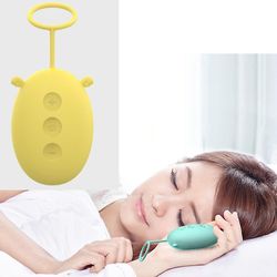 Håndholdt Sleep Aid Usb genopladeligt mikrostrøms søvnhjælpemiddel lys gul