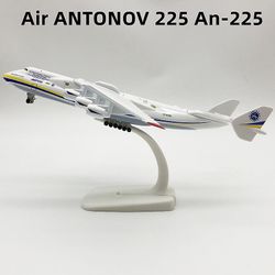 Carrep 20cm seosmetalli Neuvostoliitto Air Antonov 225 An-225 Mriya Maailman suurin rahti venäläinen Klm USA B747 lentokonemalli lentokone diecast ...