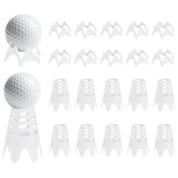 Mxfz Plastic Golf Tees Hjem Golf Simulator Tees Udendørs Indendørs Golf Tees Simulator Træning Golf Mat Tees Hvid