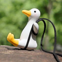 Varychmoo Lille Duck Swing Bil Vedhæng Cute Duck Auto Bakspejl Pend Art Indretning