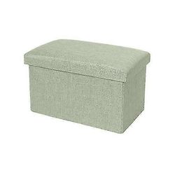 Ottomaanien kuutioistuin Vahva kantavuus Sekalaiset säilytys 5 kokoa Suuri monipuolinen säilytystila kotiin vihreä 40cm