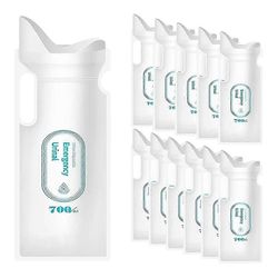 12kpl kertakäyttöisiä virtsapusseja, 700ML virtsapusseja miehille, naisille naisten pisuaari Kuten