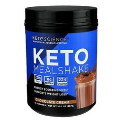 Keto Science Ketogenic Meal Shake Chocolate Cream, 20.7 Oz (1 kpl pakkaus)