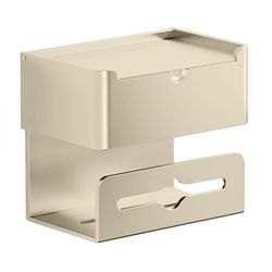 Alumiiniseoksesta valmistettu wc-paperin pidike Ei porausrullapaperiannostelijaa WC-paperin pidike kylpyhuoneen wc-kestävään Kaksikerroksinen kudos