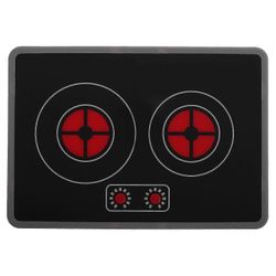 Realistinen induktioliesi valotehosteilla Keittiökone Lelu Lapset Teeskennellä leikkilelu Sarjakuva Keittiö Induktioliesi Mallilelu taaperoille Lap...