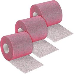 3pcs atletisk pre wrap tape for sport pre-wrap atletisk tape 2,75 tommers av 30 yards rosa