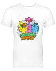 Monster Munch Mens kortärmad T-Shirt Vit Large