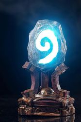 Warcraft Hearthstone Legends hengittää valoa hehkuva kivi 1:1 pienoismalli keräilylelut (18cm)