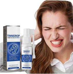 Frusde Tinnidrop Tinnitus Relief Spray, 60ml Tinnitus Relief Spray lindrer tinnitus, ørerygg, øre ubehag, ørevoks rengjøring pleie spray 1pcs