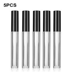 5kpl/setti 5ml Kirkas tyhjä Lipgloss Pullo Ripset Eyeliner Öljysäiliö Huulikiilto Halkaistu pullo
