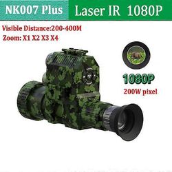 mickcara Digitaalinen yönäköalue monokulaarinen 200-400m matka infrapuna videokamera tukee valokuvavideotallennusta useilla kielillä megaorei Nk007...