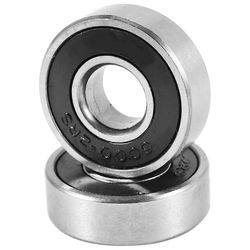 10kpl 6000RS suojatut syväuraiset radiaalikuulalaakerit 10mmx26mmx8mm hopeanmusta