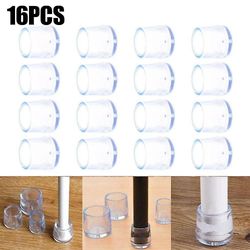 Besser Silikone Klar stol ben hætter cover møbler bordfødder Pads Gulv Protector 16Stk 30mm