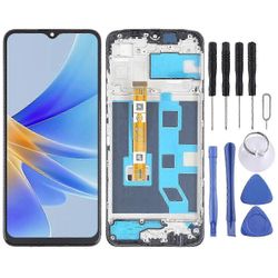 OEM LCD-näyttö OPPO A17 -digitizerille, täydellinen kokoonpano kehyksellä