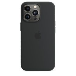 silikon sak for iphone 13 pro Midnatt med MagSafe