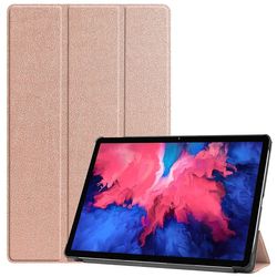 König Tablet Sleeve til Lenovo Tab P11 Beskyttelsesetui Tegnebog Cover 360 etuier Pink