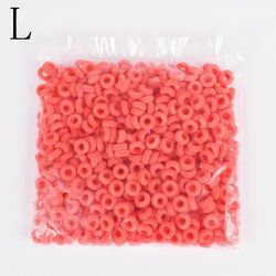 100kpl veretön kastraatiorengas kumikarjan kastraatiotyökalu lampaan häntärengas sika punainen L