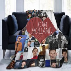 Tom Holland heittää peitto sisustus mikrokuitu lämmin mukavuus pehmeä flanelli sohvalle sänky sohva naiset miehet pojat tytöt -x183 60x50in 150x125cm