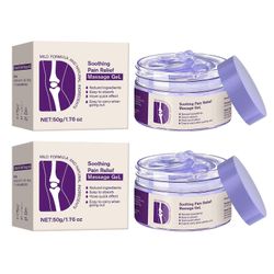 Nivelkipuja lievittävä hierontageeli, violetti voide nivelten toimintaan koko kehossa, rauhoittaa polvia, lannerangan aluetta, niskaa, käsiä ja jal...