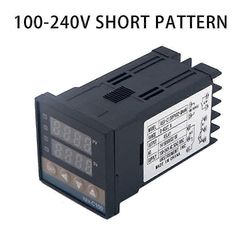 Rex-c100 100-240v digitaalinen älykäs lämpötilansäädin K Thermocouple Termostaatti Short 100-240V