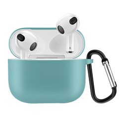 Coosilo Til Airpods 4 Silikone Protective Cover Airpods Wireless Bluetooth Headset Sag grøn