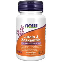 NOW Foods NU Livsmedel Lutein & Zeaxanthin Softgels 60