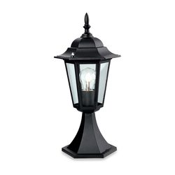 Firstlight Lighting Firstlight - 1 Light 6 Panel Lantern - Søjle Sort IP43, E27