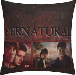 Supernatural pute dekker Comfy putevar firkantet kaste putetrekk mykt putevar for sofa soverom hjemme bil med usynlig glidelås 18 x 18 tommer