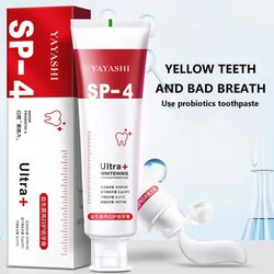 Hefansi Sp4 Tandpasta Yiliku Sp4 Probiotisk tandpasta Sp4 Lysende tandpasta Frisk ånde Tandpasta Lysning & plet Fjernelse af tandpasta 2