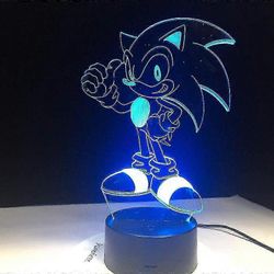 Piao 3d Sonic yövalo 1 malli ja väriä vaihtava A251 XH