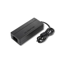 AC 100-240V - DC 48V 2A 96W virtalähde 5.5mm x 2.5 / 2.1mm PoE-kytkimelle US pistoke Musta