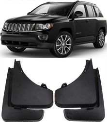 Aidot etu- ja takavaletut roiskesuojat roiskeläpät vuosille 2011-2016 Jeep Compass